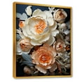 thumbnail image 2 of Designart "Surreal Beauty Of Beige Peonies I" Peonies Floater Framed Canvas Prints, 2 of 5