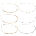 thumbnail image 1 of Miangastore Rhinestone Headbands Crystal Flower Faux Pearl 6Pcs 12x9In, 1 of 8