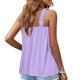 thumbnail image 2 of Blusa sin mangas para mujer, camiseta sin mangas de verano para mujer, camiseta sin mangas con cuello cuadrado, camiseta sin mangas holgada para mujer, durabilidad prolongada, 2 of 6