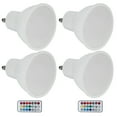 thumbnail image 4 of Led Light Bulb, RGB LED Light Bulb 40W With Remote Control RGB Light Bulb, For Bedroom Corridor Hotel Bar RGB Decorative Lighting Home Decor, Bedroom GU10 RVB + Blanc Chaud, 4 of 8