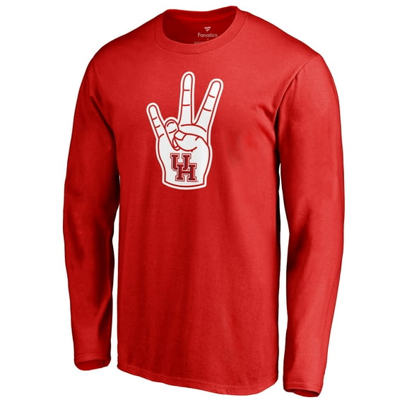 Men's Red Houston Cougars Hometown Collection Long Sleeve T-Shirt