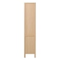 thumbnail image 6 of Penelope Modern Fluted Glass Bookshelf Cabinet with Drawers, Coastal Oak, 6 of 15