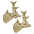 thumbnail image 3 of Shisuyan 2 Pcs Boutons Vintage en Forme de Cerf pour Armoire Boutons de Commode Boutons d'Armoire Poignées de Commode Boutons de Porte de Garde-Robe Poignées de Commode Poignées de Tiroir d'Armoire, 3 of 8