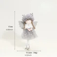 thumbnail image 1 of Christmas Wearing Scarf Angel Girl Pendant xMAS Tree Accessories Supplies Decoration Cute Handmade Plush Elf Toy Home Decor, 1 of 5