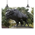 thumbnail image 2 of Print: Buffalo Statue Created By Alexander Phimister Proctor On Dumbarton, 2 of 4
