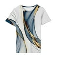 thumbnail image 5 of Jewelreauty Womens Summer Tops Casual Short Sleeve Crewneck Graphic T-Shirts Loose Tunic Tee Blouses 2025 (L, White), 5 of 7