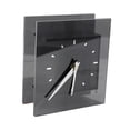 thumbnail image 4 of Elodie Table Clock Acrylic Stylish Decorative Clock for Study Room Home Living Room Clear Black, 4 of 8