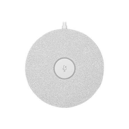 UPC: 0097855166098 | Logitech Rally Mic Pod – Microphone – White – Skype Certified  Zoom Certified  Cisco Webex Certified