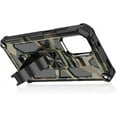 thumbnail image 2 of for Xiaomi Redmi Note 10 Pro (Not Note 10) Camouflage Design Case Heavy Duty Shockproof Protection Military Grade Built-in Magnetic Kickstand Cover for Redmi Note 10 Pro Max MC Army Green, 2 of 6