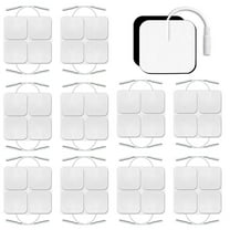 Annvchi 40 Pcs TENS Unit Electrode Pads 2mm Pin Reusable TENS Unit Replacement Pads