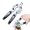 Silver, variant on Jar Opener, Multi Bottle Opener For Seniors with Arthritis | Stainless Steel, Lid Remover Tool, Easy Twist, Effortlessly, For Weak Hands