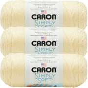 Caron Simply Soft Solids Yarn-Baby Sunshine, Multipack Of 3