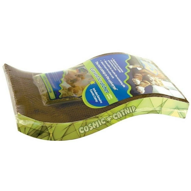 Cosmic Catnip Wave Curved Cat Scratcher Cat Toy