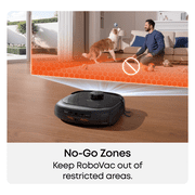 eufy Robot Vacuum Omni E28, HydroJet System , Portable Deep Cleaner, Turbo Suction, DuoSpiral™ Detangle Brushes, CornerRover™ Arm