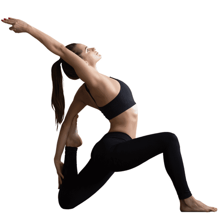 - VIV Collection Signature Leggings Yoga Waistband Soft and Strong Tension w/Hidden Pocket (M, Black)