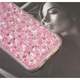 thumbnail image 4 of iPhone 12 /iPhone 12 Pro Bling Glitter Case,Luxury Shiny Diamond Crystal Rhinestone Sparkly Jewelled Gemstone 3D Handmade Clear Cover Case for Women Girls with iPhone 12 /iPhone 12 Pro 6.1'', 4 of 8