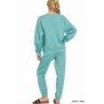 thumbnail image 7 of Zenana Women’s Crew Neck Fleece Long Sleeve Pullover Sweatshirt & Jogger Set – Cozy Lounge & Casual Wear, 7 of 7