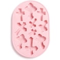 thumbnail image 1 of Set Of 2 Cross Shaped Food Grade Silicone Molds For Decorating Cakes, Chocolates, Candy, Jewelry, 1 of 5