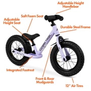 Ozark Trail 12 M.1 Timber Kids Balance Bike, Purple, Unisex