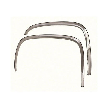 Motorcycle Front Fender Trim - Cci 2007-2013 Chevrolet Silverado Stainless Steel Fender Trim