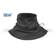 BSV Kevlar Welding Neck Protector - Cut, Scratch & Heat Resistant for Men & Women - Black - Large