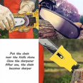 thumbnail image 4 of (5 Pcs) Woodworking Chainsaw Teeth Sharpener Grindstone, Chainsaw Fast-sharpening Stone Replacement Kit, 4 of 5