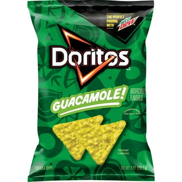 Doritos Guacamole Artificially Flavored Tortilla Chips, 9 oz Bag