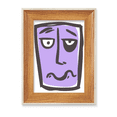 thumbnail image 1 of Sing Face Sketch Happy Desktop Wooden Photo Frame Display Picture Art Painting Multiple Sets, 1 of 3