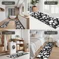 thumbnail image 5 of Black Paw Kitchen Rugs Sets Of 3,Kitchen Runner Rugs Non Skid Washable,Decorative Kitchen Floor Mats for Kitchen,Sink,Laundry,17"x30"+ 17"x47" + 17"x59", 5 of 6