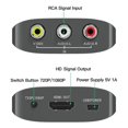thumbnail image 5 of RCA to -Compatible Adapter AV to -Composite Converter for PS1/2/3 N64 VCR Blue-Ray DVD STB Adapter, 5 of 5