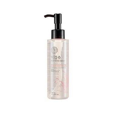 THE FACE SHOP Rice Water Bright Face Wash, Facial Cleanser for Sensitive, Normal & Oily Skin, Gentle Hydrating Daily Face Cleansing Oil, 5.0 Fl Oz (1 Pack)