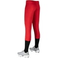 thumbnail image 2 of Champro Sports Fireball Womens Fastpitch Softball Knickers W/ Reinforced Double-Ply Knee Scarlet, Medium, 2 of 7