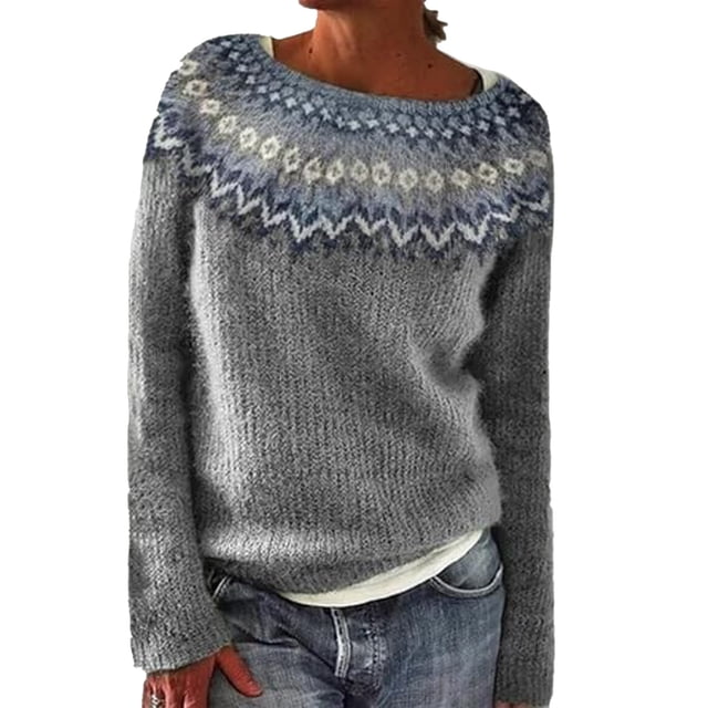 Kcodviy Chandails pour Femmes Hiver Automne Longs Chandails en Molleton Doux Décontractés Manches Longues Boutons Chandails Tricotés