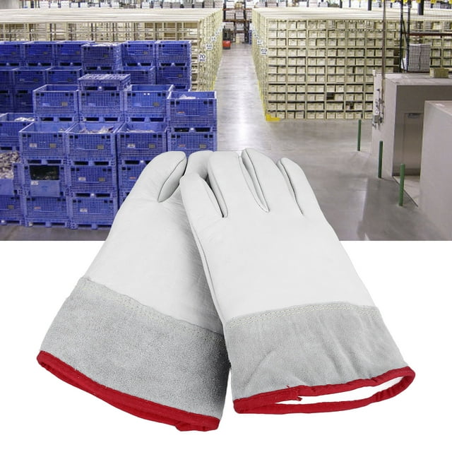 Guantes De Trabajo Impermeables Piel De Vaca Resistentes Al Frío Bajo