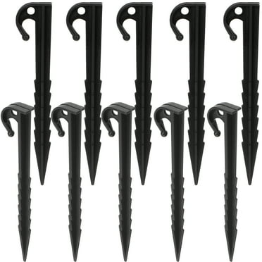25 Pcs Garden Nails Spiral Shape Tent Camping Accessories Tents Pegs Ground Canopy Stakes Outdoor Teepee
