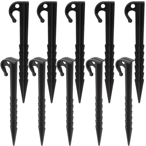 25 Pcs Garden Nails Spiral Shape Tent Camping Accessories Tents Pegs Ground Canopy Stakes Outdoor Teepee