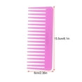 thumbnail image 3 of pitrice Styling Hair Comb Light Weight Portable Small Useful Barbershop Tools Multi-functional Wide Tooth Candy Color Modelling Supply Rose Red, 3 of 5