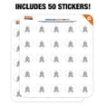 thumbnail image 3 of Real Madrid FC Legends Initials Heart Shaped Planner Calendar Scrapbook Craft Stickers, 3 of 6