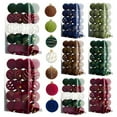 thumbnail image 6 of 30 Pcs Green Velvet Christmas Balls Bulk 2.36 Inch Flocked Christmas Tree Ornaments Shatterproof Plastic Balls for Christmas Tree Decoration Hanging Ornaments, 6 of 8