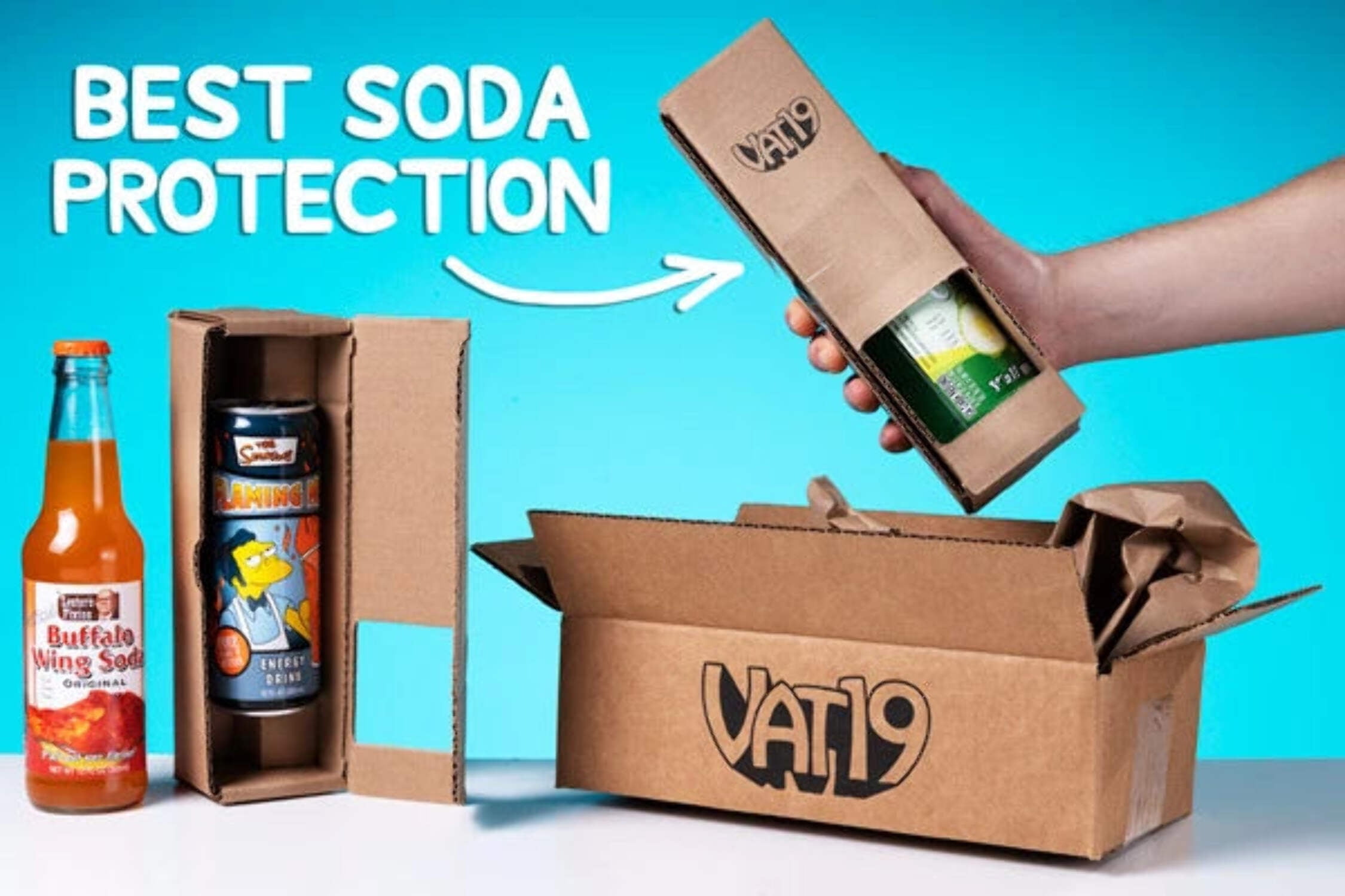 Lester's Food Sodas-6-pack (1 of each flavor)