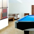 thumbnail image 6 of GSE Games & Sports Expert 6/8/12 Wall Mounted Billiard Cue Rack. Pool Cue Stick Rack with Screw Fitting for Game Room, Home, Bar - 12 Cue Black, 6 of 8