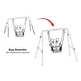 thumbnail image 5 of Sportspower Indoor/Outdoor My 1st Toddler Metal Swing with Safety Harness, Foldable Frame, 5 of 9