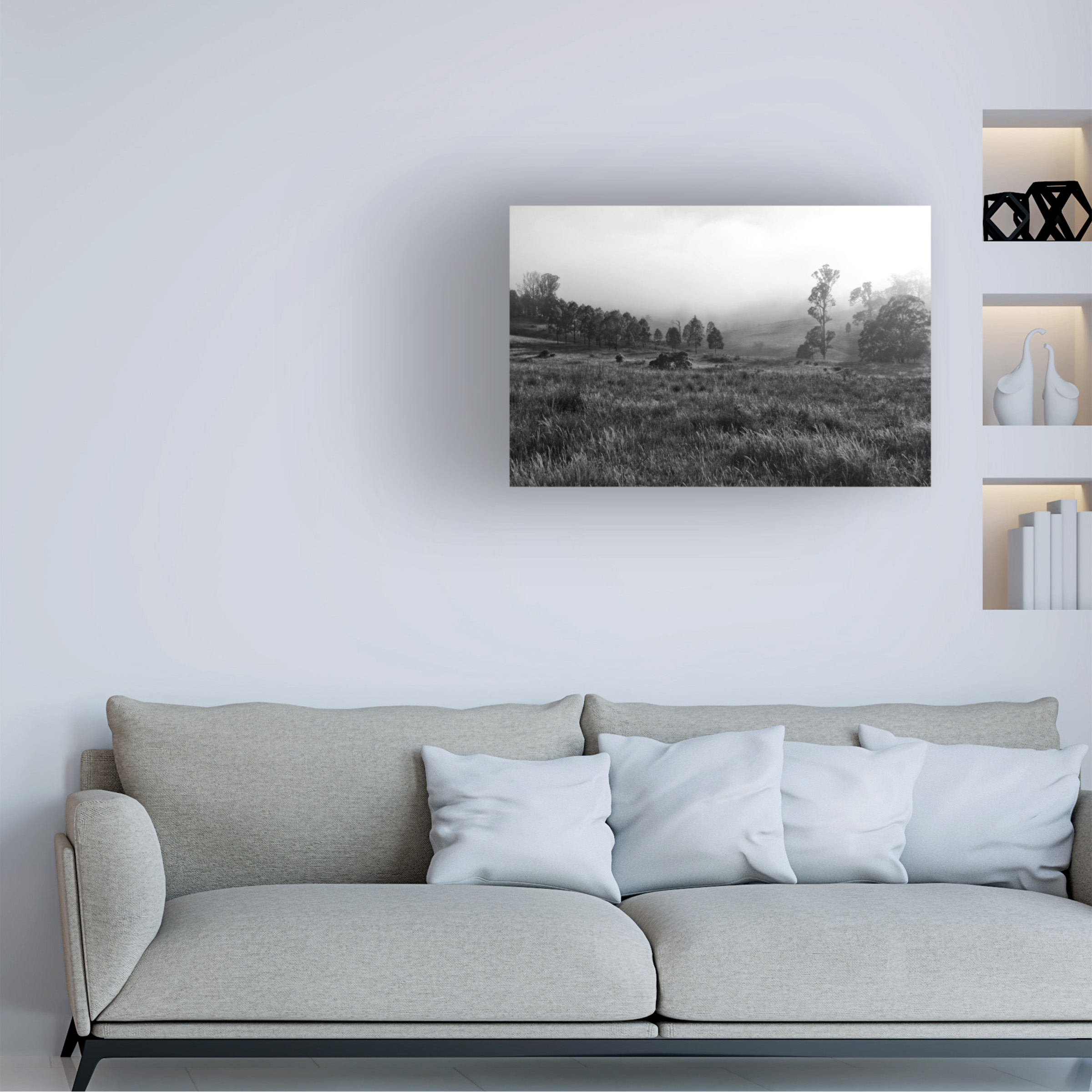 Beata Czyzowska Young 'Foggy Mood 8' Canvas Art