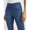 thumbnail image 3 of Sofia by Sofia Vergara Women's and Women's Plus Melisa Flare High Rise Pull On Jeans, 30.5", 32.5" and 34.5" Inseams, Sizes 0-28, 3 of 5