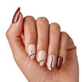 thumbnail image 2 of KISS imPRESS Design  Press on Nails, Better Me, Brown, Medium Almond, 30 Count, 2 of 13