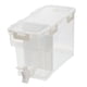 thumbnail image 5 of Hervidor de agua fría con grifo, jarra de jugo transparente, dispensador de bebidas heladas sellado 6L, 5 of 9