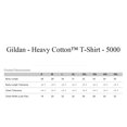 thumbnail image 6 of Gildan - Heavy Cotton Short Sleeve T-Shirt For Men | 5.3 oz. 100% Cotton Comfortable Tee, Classic fit Crewneck T-Shirts, Pack Of - 6 Tees, Color Sports Gray | Size - 3XL, 6 of 6