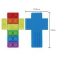 thumbnail image 2 of Collar masticable sensorial para niños, niños y niñas, paquete de 4 collares masticables de silicona para autismo, TDAH, masticar, morder, colgante masticable con motor oral para masticadores suaves Sincero Electrónica, 2 of 3