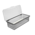 thumbnail image 2 of Transparent Kitchen Utensil Organizer Box with Lid | Chopsticks & Teaware Storage | Multi-Compartment Drainage Tray | Countertop Cutlery Holder for Spoons Forks Knives, 2 of 6