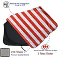 thumbnail image 3 of HOMEYA Car Sun Shade Foldable Windshield Cover Shield Sun Visor UV Block, Fits Truck Van SUV, with American Flag Printing USA Patriotic Design, 3 of 9